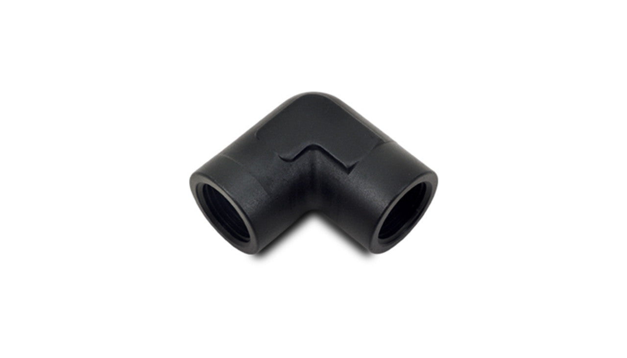 Vibrant Female NPT 90 Degree Coupler Fitting; Size: 1/8" NPT - 11320